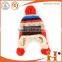 Factory price! fashion colorful pom beanie with earflaps