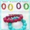 China Supplier Cheap Beads Bead Silicon Bracelet