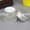 1oz glass cream jar with black lid, 10ml glass jar