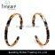2016 Chinese fashion new design cheap amber sheet cuff bangle bracelet jewelry