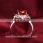 925 silver jewelry latest gold ring designs rose flower shaped synthetic diamond engagement ring