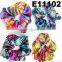 custom beautiful printed fabric hair scrunchies wholesale