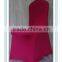 YHC#201 fushia polyester banquet spandex lycra cheap wholesale stretched chair cover