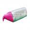 Newest wholesale makeup bag silvery PU cosmetic bag lady special bag