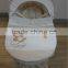 Baby natural maize moses wicker many color basket set with metal stand