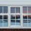 2 tracks 80 series sliding white upvc window with screen sash for window and door