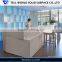 High end hotel reception desk, reception desk white gloss