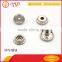 Quality luxury custom made metal ring sewing button
