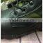 Genuine leather army green black safety jungle boots