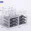 make up cosmetics Acrylic Jewelry & Cosmetic Storage Display Boxes Two Pieces Set