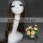 Latest design girl women headwear knitted sports headwear raccoon fur pompom knitted headwear