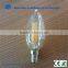 Soft light E27 led filament candle bulb