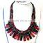 2015 New design exaggerated punk chunky handmade acrylic bead necklace