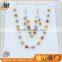 Popular Gift Dubai 18k Gold Plated Jewelry Set For Ladies