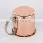 Stainless steel Moscow mug with copper plated outer