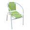 2015 color glass top cafe table chair set/bistro set