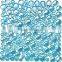 Sky Blue Round Glossy Glass Pebble Mosaic Tile