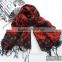A1002 Beautiful hot sale lady cashmere textured pashmina scarf