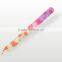Single double side glass nail file wholesale crystal nail file