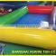 Pvc plastic blue color above ground portable inflatable swimming pools