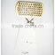 square pet dog brush, wooden handle pet comb brush