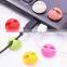 Lightweight hole multi-color silicone cable winder