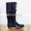 2015 fashion ladies green sexy rain boots with shoe lace