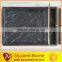 Wholesales white and black hexagonal marble plates