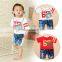 Short Sleeve Factory Price Children Clothing 2016 New Fashion Baby Girls Clothes