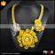 Boho Colorful Multi Flowers Necklace,Fashion Statement Shourouk Choker Necklace