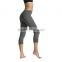 Professional fitness apparel manufacturers compression tights sexy women yoga capri pants