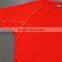 Men dry fit quick dry polyester mesh orange sport t shirt