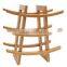 Nature bamboo red wine bottle rack