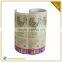 waterful emboss silver custom printing self adhesive roll labels
