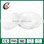 Wholesale 8" 10"12" flower shape white cheap ceramic salad plate