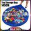 Large 57" Baby Kids Play Floor Mat Toy Storage Bag Organizer Quickly Easily Folds Up, Perfect for Building Blocks DE00018