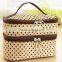 Hanging Toiletry Travel Wash Makeup Cosmetic Organizer Case Dot Zip Bag Holder