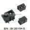 IEC 320 C8 2 pin AC power industrial inlet electrical socket BX-180-F