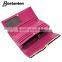 Bostanten brand woman leather wallet evening clutches rose red