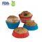 Silicone Baking Cups / Cupcake Liners- 12 Set Of Reusable Colorful Cupcake Molds
