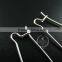 12*25mm silver plated 316L stainless steel kidney earrings hoop DIY jewelry findings supplies 1702062