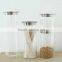 wholesale glass jar storage jar 600ml capacity man-blown heat resistant glassware N6305