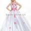 Red Lace Appliqued Ball Gown Custom Made Vestidos Flower Little Girl for Wedding Party TF023 white girl dresses