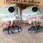 UPVC double union ball valve 24v dc electrical plastic screw valve