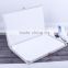 Chinese factories wholesale custom luxury leather gift boxes, white beautiful display box