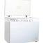 chest freezer with single door and basket