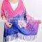 2016 new fashion custom printed 100% silk scarf