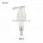 Plastic pressure cosmetic lotion pump