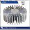 Round OEM aluminum extruded heat sink for street light