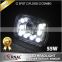 5x7in 55W 4x4 off-road Jeep wrangler SUV truck vehicle dual sealed beam led headlight replacement